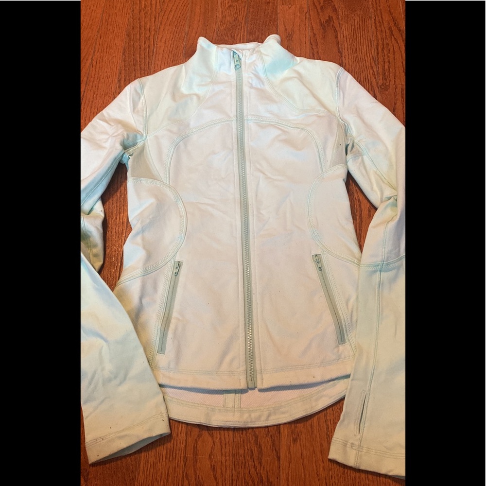Lululemon define jacket mint green.